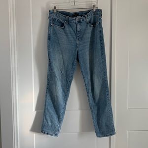 Banana republic high rise slim jeans